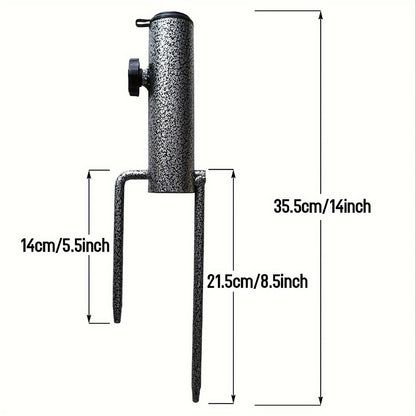 14-Inch Heavy-Duty Umbrella Stand for Outdoor Shade and Protection in Patio detail image - detail view 9