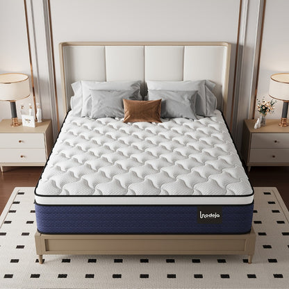 14-Inch Hybrid Mattress with Pocket Springs and Memory Foam for Bedroom detail image - detail view 12