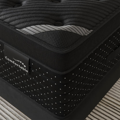 14-Inch Twin Mattress, Medium-Firm Bed Mattress for Bedroom Comfort and Support detail image - detail view 4