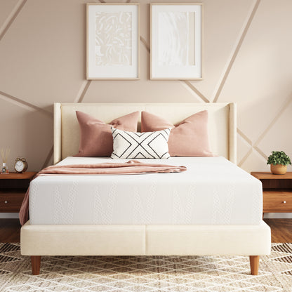 14-Inch Twin Mattress with Memory Foam, Sleep Support Mattress detail image - detail view 15