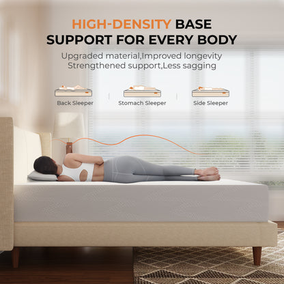 14-Inch Twin Mattress with Memory Foam, Sleep Support Mattress detail image - detail view 37