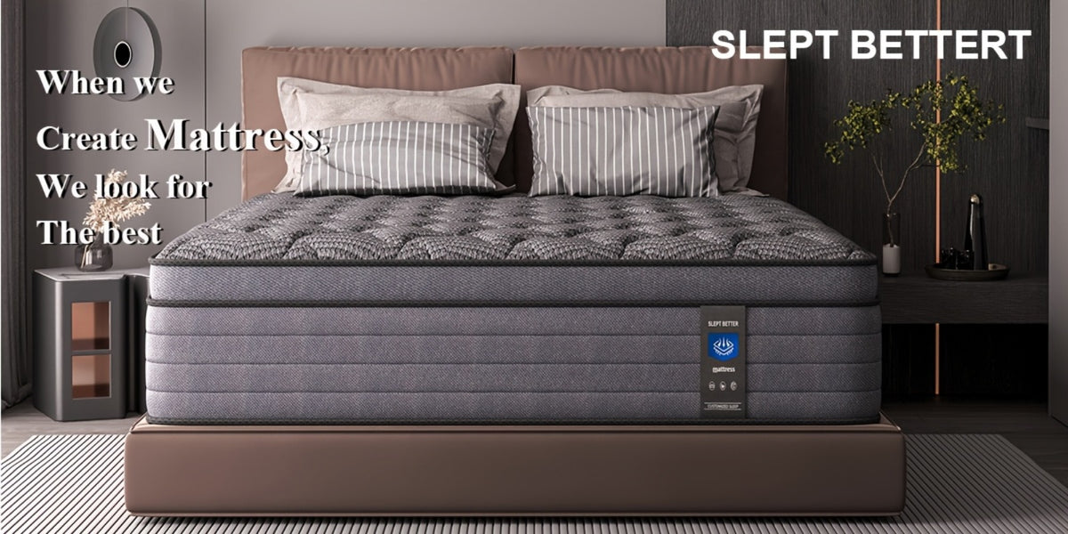 14-Inch Twin Mattress with Pocket Springs, Medium-Firm Bed Mattress for Bedroom detail image - detail view 12