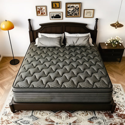14-Inch Twin Mattress with Pocket Springs, Medium-Firm Bed Mattress for Bedroom detail image - detail view 4