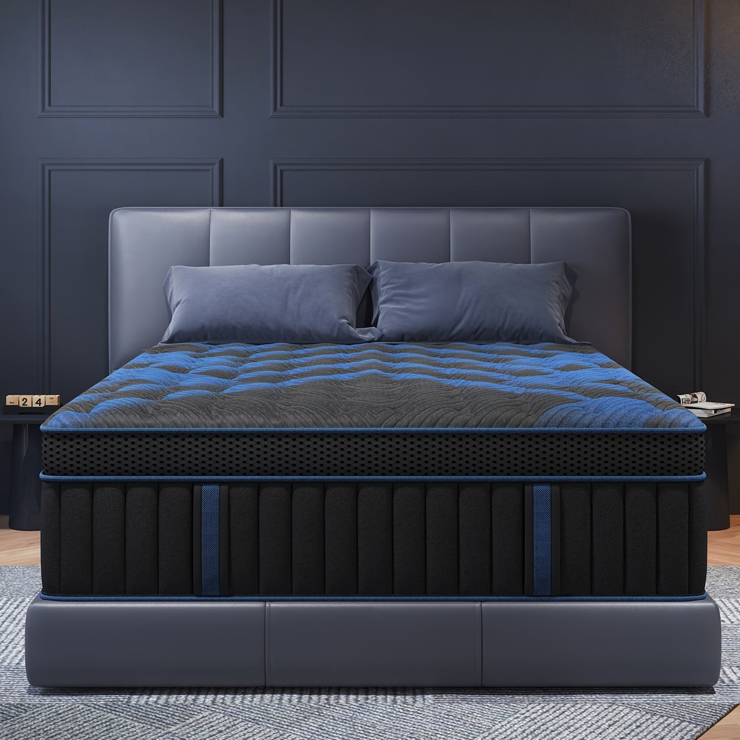Mattress shown in the 14inch, Queen option