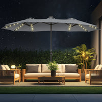 Gray Patio Umbrella