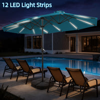 Light Blue Patio Umbrella