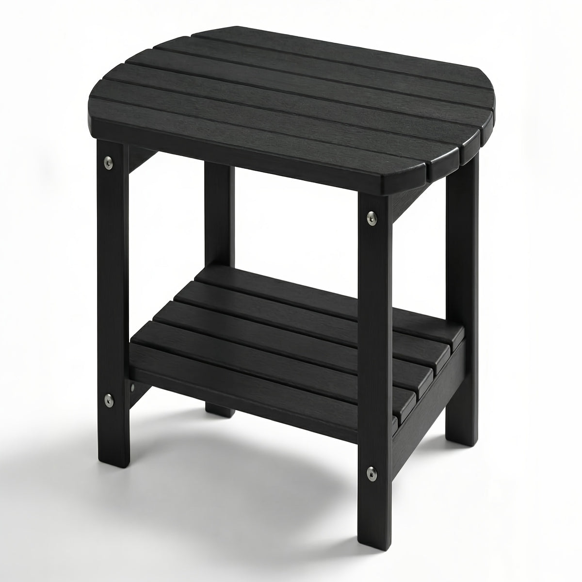 Outdoor Side Table shown in the Black, YXHDPE006 option