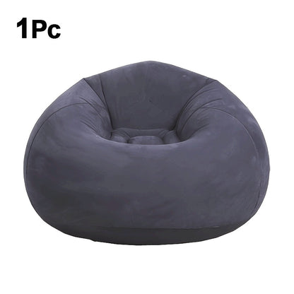 1pc Soft Comfortable Soybean Bag Chair, Inflatable Sofa Outdoor, Lazy, Tatami Chair, Sofa Cover, Living Room, Office, Outdoor Picnic Camping, Father'S Day