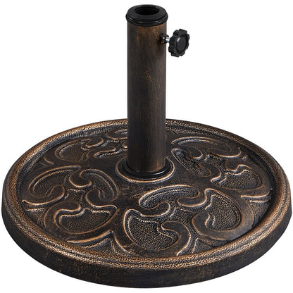 17.5-Inch Round Umbrella Base with Multiple Color Options for Outdoor Shade and Protection detail image - detail view 5