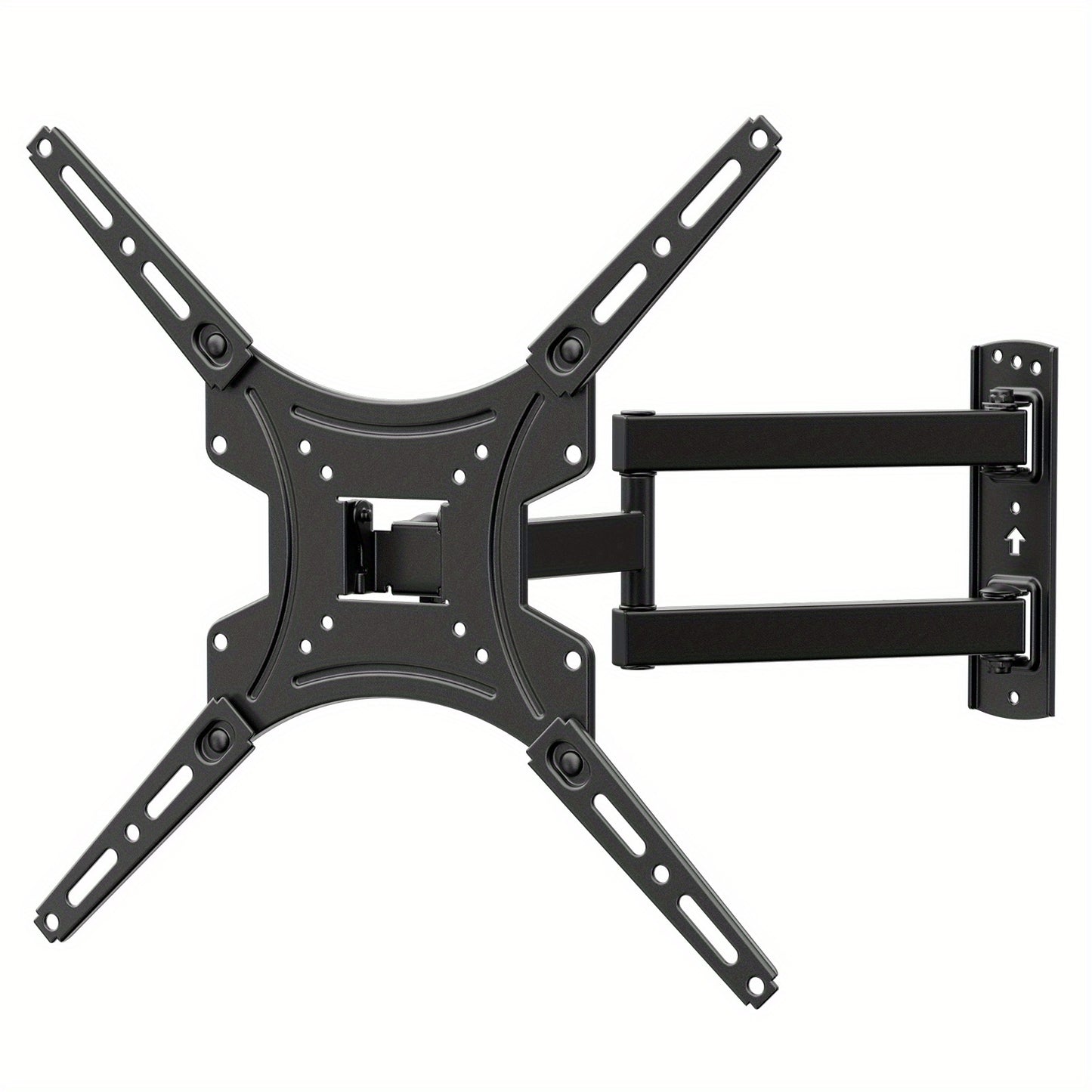 Full Motion TV Wall Mount Bracket with Articulating Arms, Swivel, Tilt, And Extension for 26-55/26-60 Inch TVs, Supports Up to 66/77 Lbs with Max VESA 400x400mm Multifunctional Mount for Home Entertainment