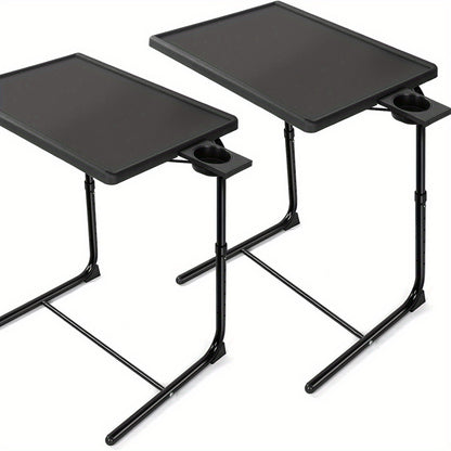 1/2/3 Packs Adjustable Foldable Desk - Folding Tray with 6 Height & 3 Tilt Angle Settings, Perfect for Restaurant