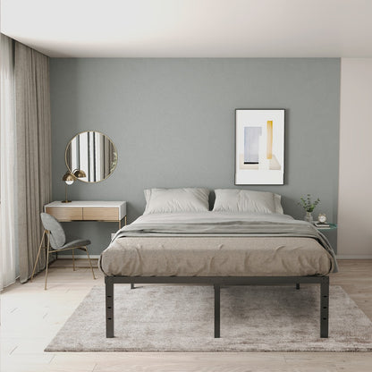 18-Inch Heavy-Duty Bed Frame, Mattress Support Frame for Bedroom Comfort and Support detail image - detail view 18