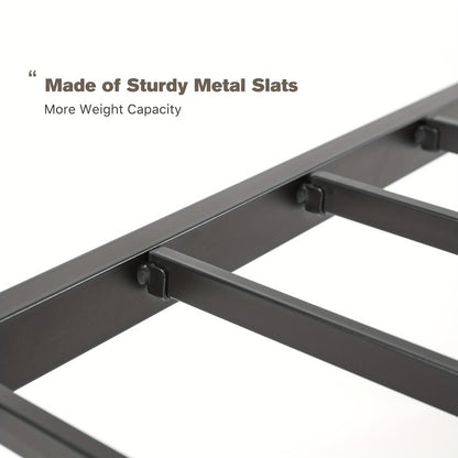 18-Inch Metal Bed Frame with No Box Spring Needed for Bedroom Comfort and Support detail image - detail view 10