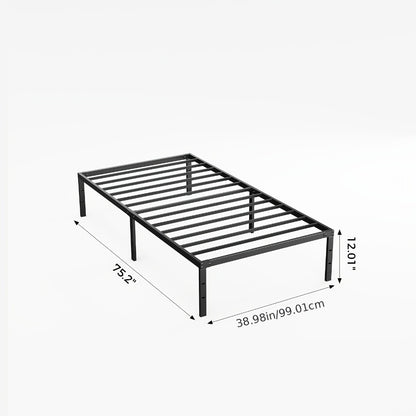 18-Inch Metal Bed Frame with No Box Spring Needed for Bedroom Comfort and Support detail image - detail view 3