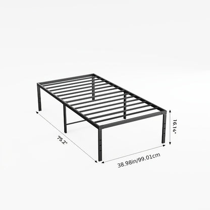 18-Inch Metal Bed Frame with No Box Spring Needed for Bedroom Comfort and Support detail image - detail view 7