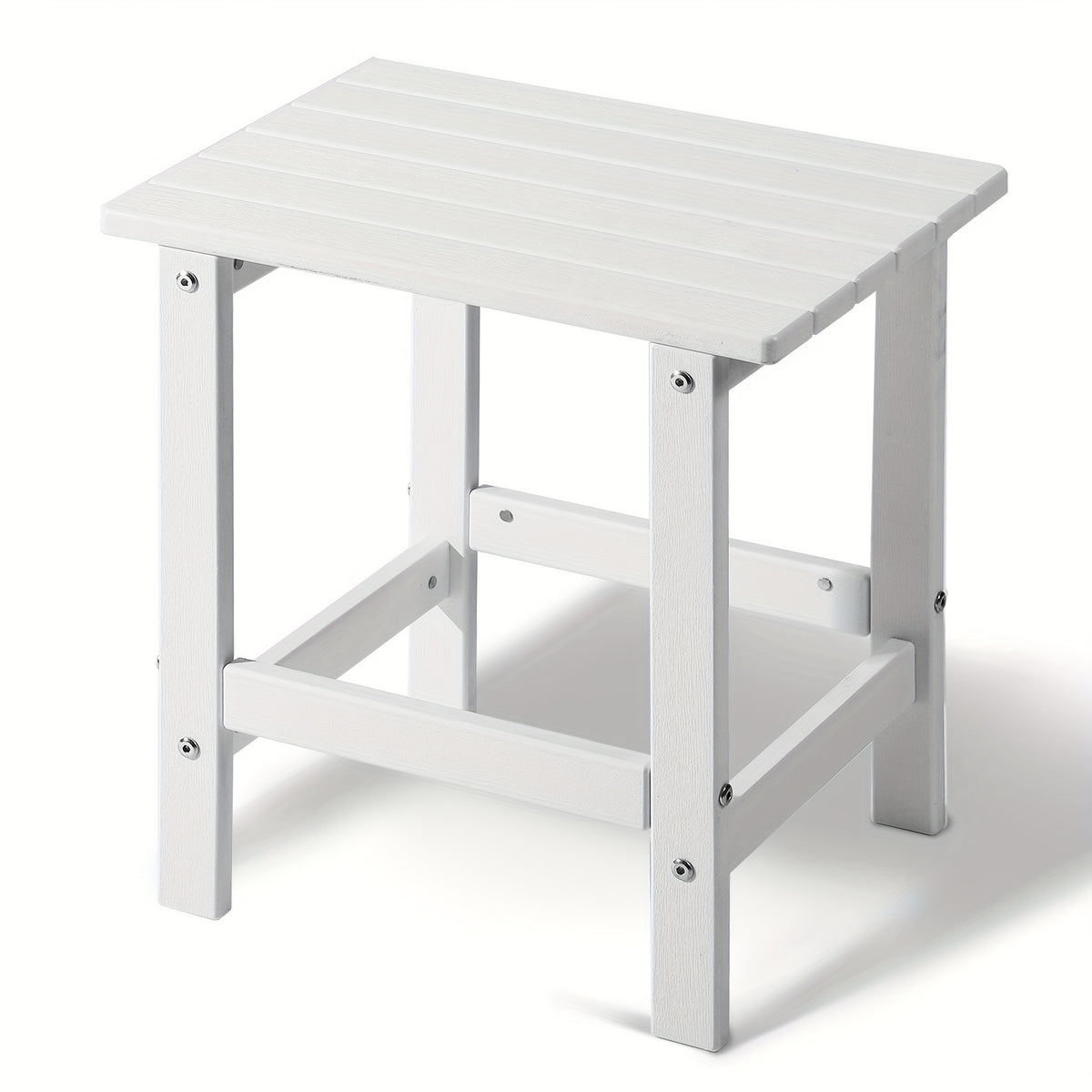 Outdoor Side Table shown in the White, Yxhdpe007 option