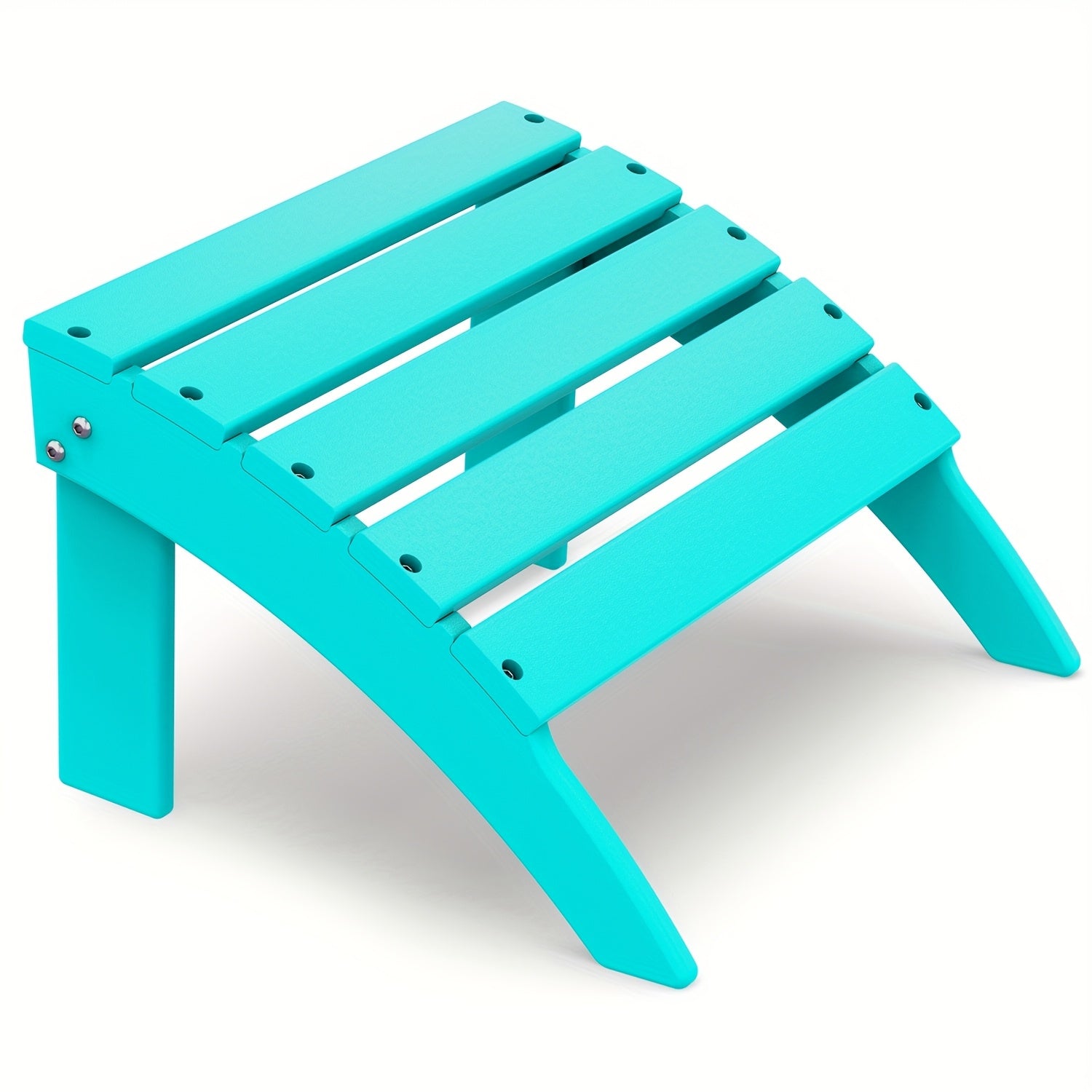 Outdoor Ottoman shown in the Aqua, 1pc（14 steels） option