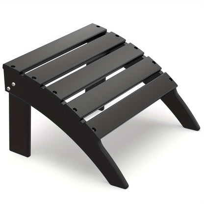 Outdoor Ottoman shown in the Black, 1pc（14 steels） option