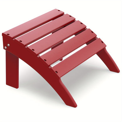 Outdoor Ottoman shown in the Red, 1pc（14 steels） option