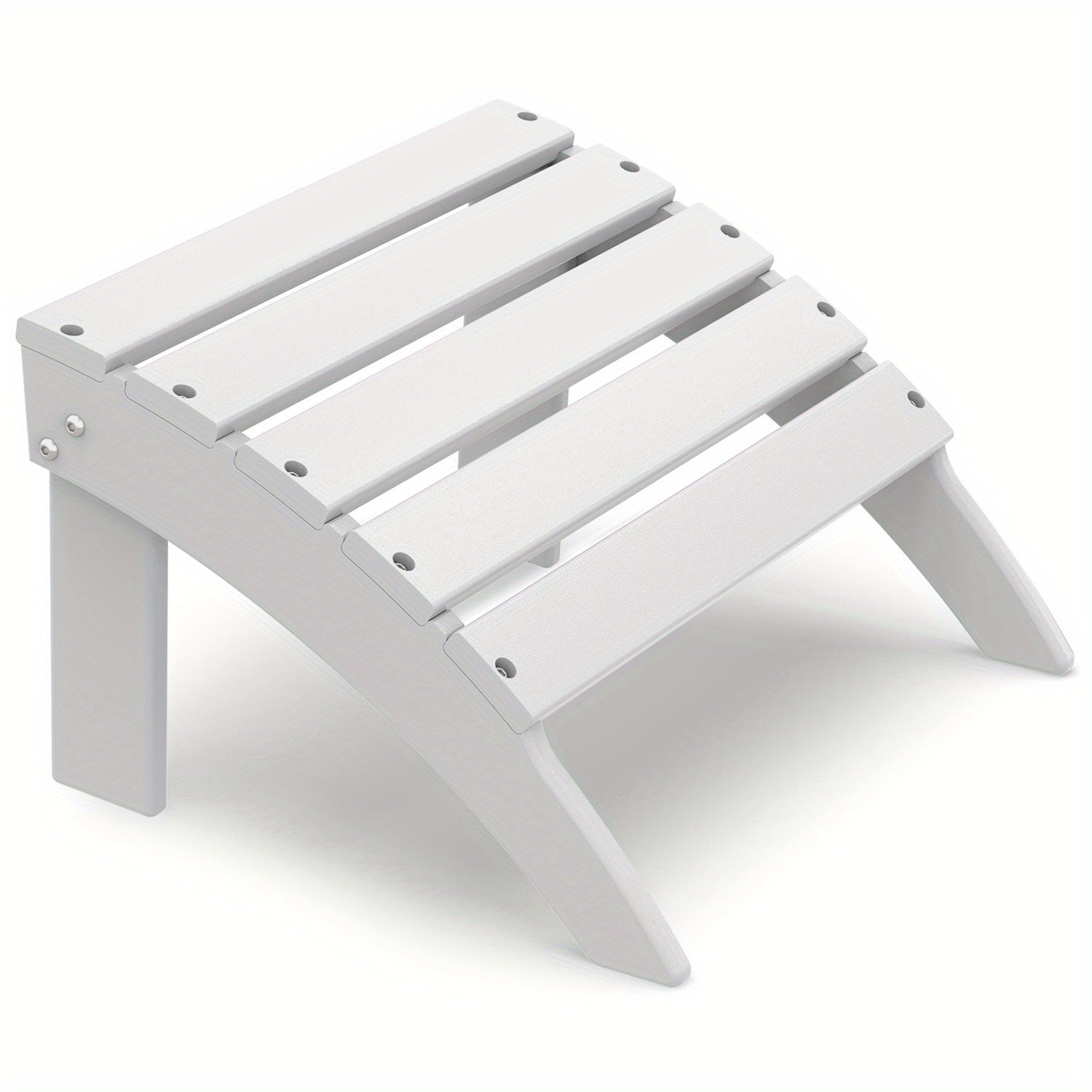 Outdoor Ottoman shown in the White, 1pc（14 steels） option