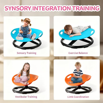 Autism Spinning Chair| Back To School Supplies, With Anti-slip Metal Base, Training And Rehabilitation Equipment, Suitable For Training Centers, Home, Balance And Concentration Improvement, Exercise Chair Christmas Gift/Christmas Surprise