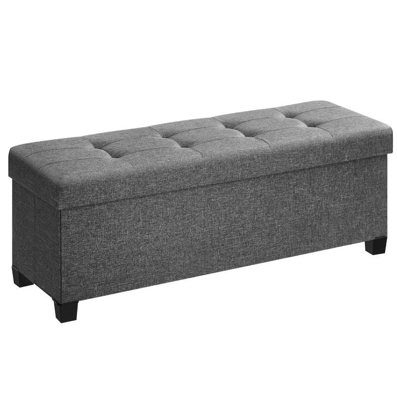 Storage Ottoman Bench That Can Be Folded, Suitable for The Living Room And Bedroom, Measuring 43.2 by 15.5 by 15.2 Inches