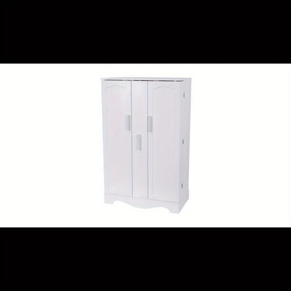 Multifunctional Storage Cabinet 47Inch Kitchen Pantry Cabinet with Drawer, Pantry Storage Cabinet with Adjustable Shelves, White Kitchen Pantry Storage Cabinet, Buffet Cupboards Sideboard