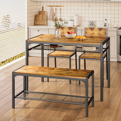 TB44-R-N Dining Table and Chair Set