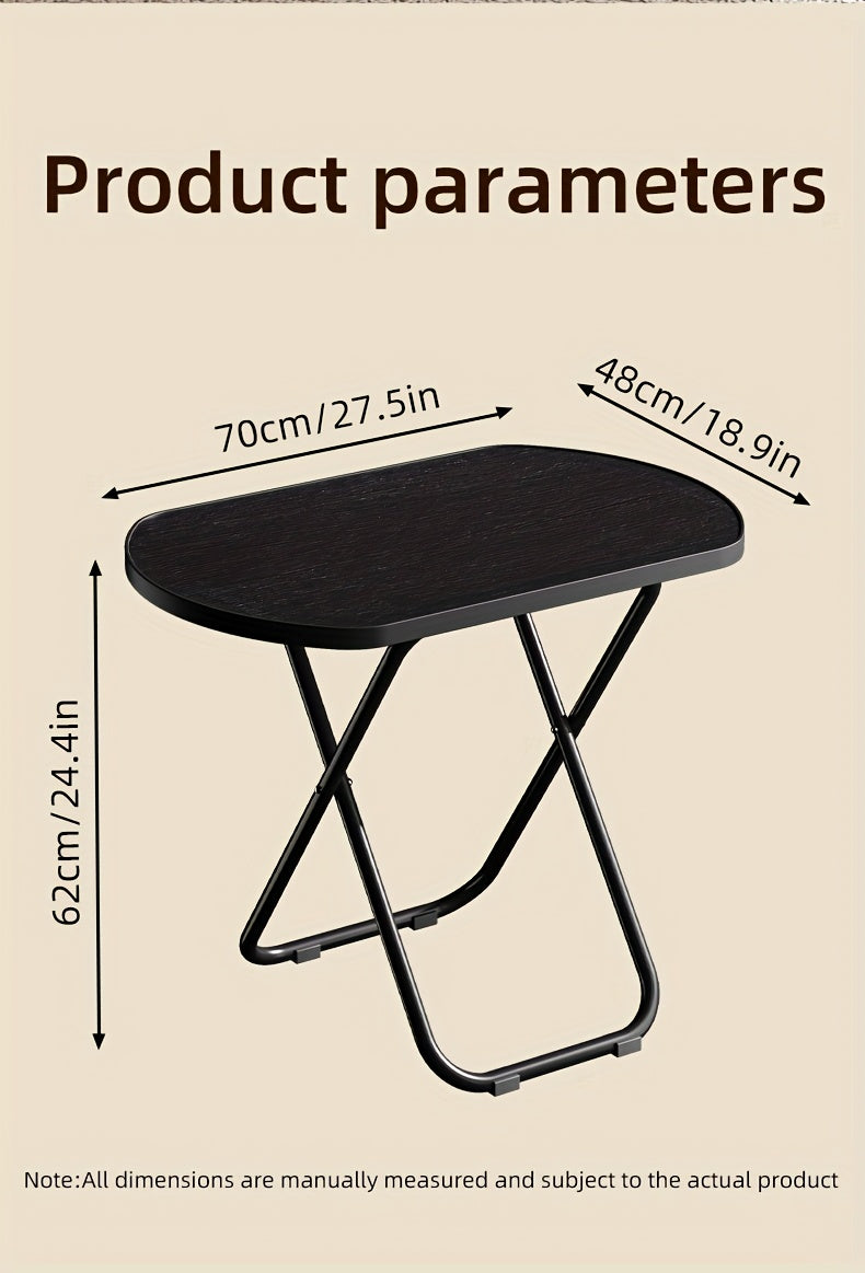 Folding Tray Table, Tray For Eating On Couch, Portable Tray Table Couch Desk, Foldable Snack Table, For Bed & Sofa, Living Room, Bedroom
