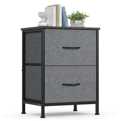 2-Drawer Metal Dresser, Clothing Storage Organizer for Organized Everyday Storage detail image - detail view 5
