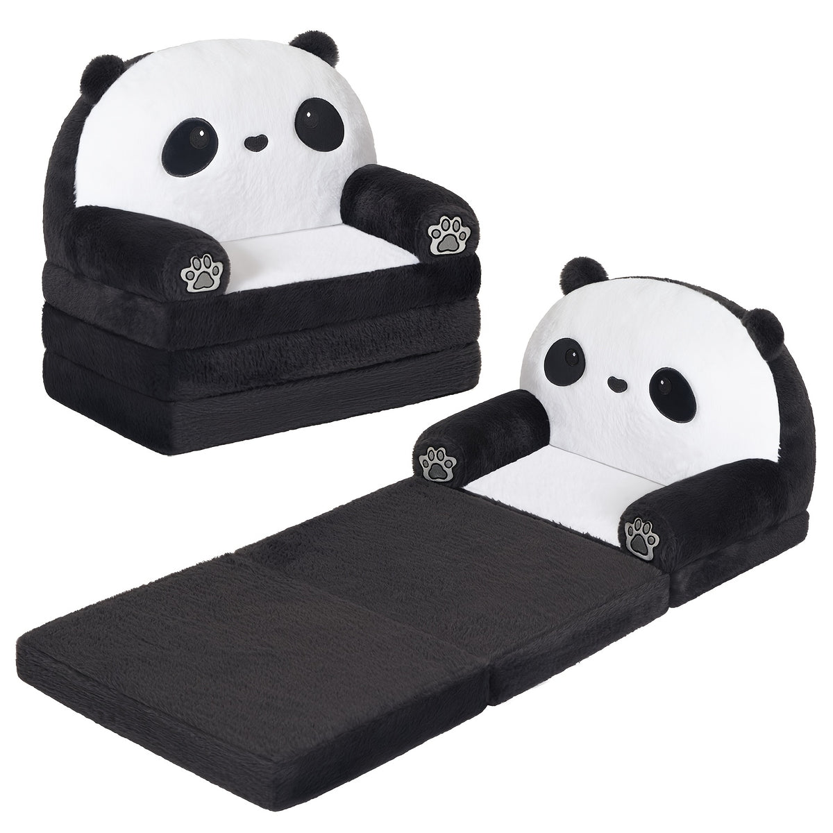 Kids Sofa Chair shown in the Pandas option