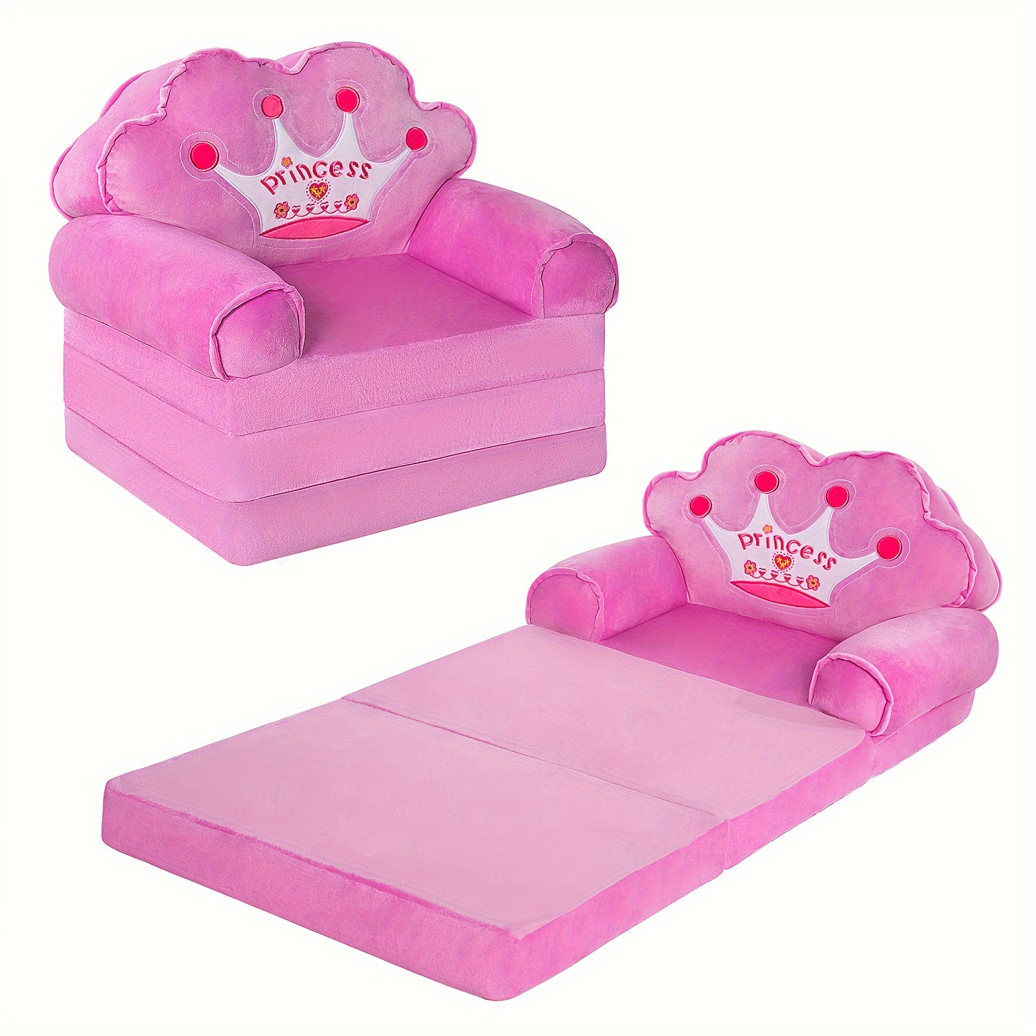 Kids Sofa Chair shown in the Purple option