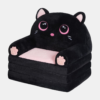2-in-1 Foldable Kids Convertible Sofa Chair, Kids Flip-Out Chair detail image - detail view 5