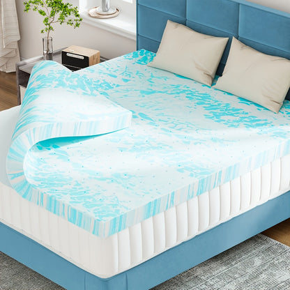 2-Inch Mattress Topper with Memory Foam for Bedroom Comfort and Support detail image - detail view 5