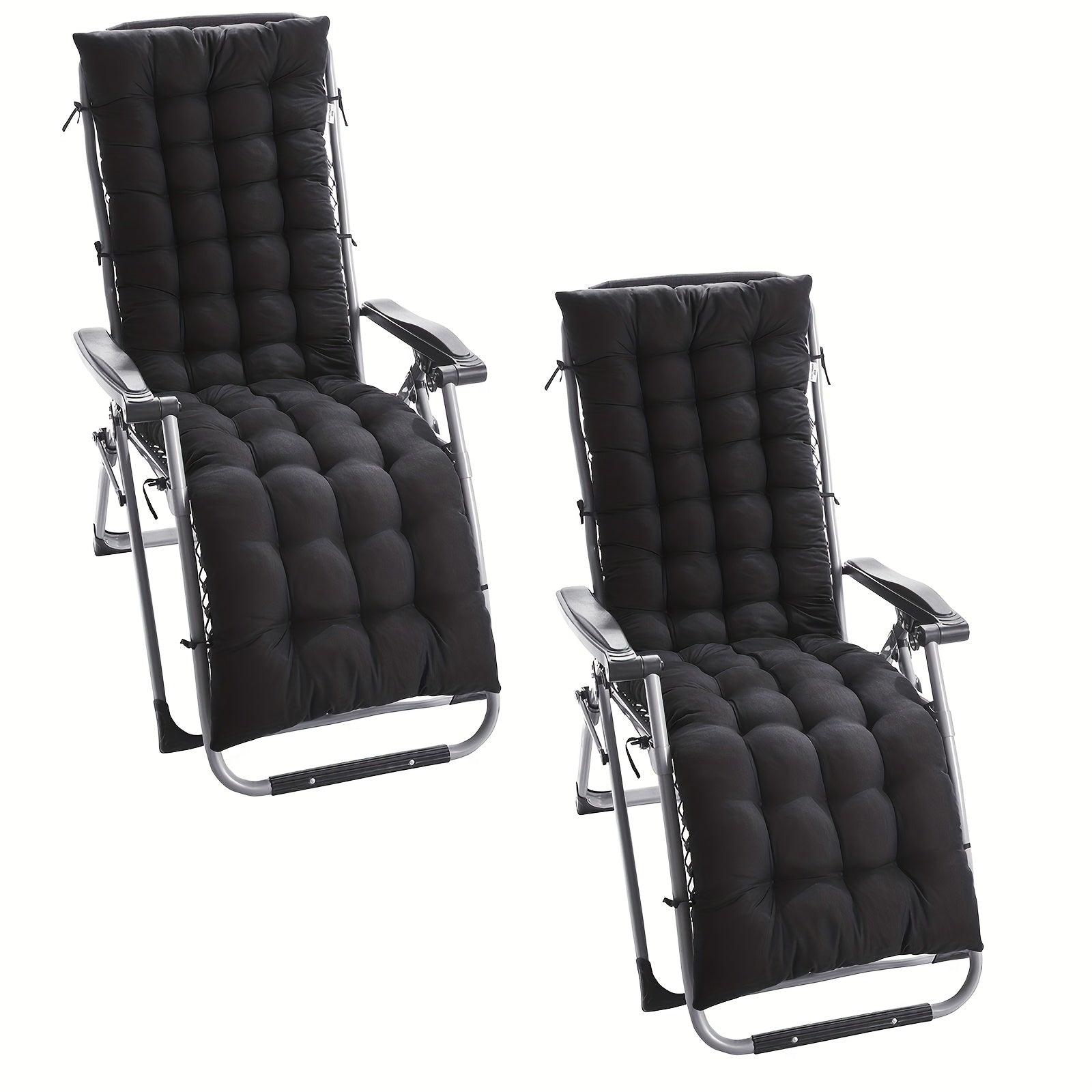 Outdoor Cushion shown in the Black, 49 X 19 In option