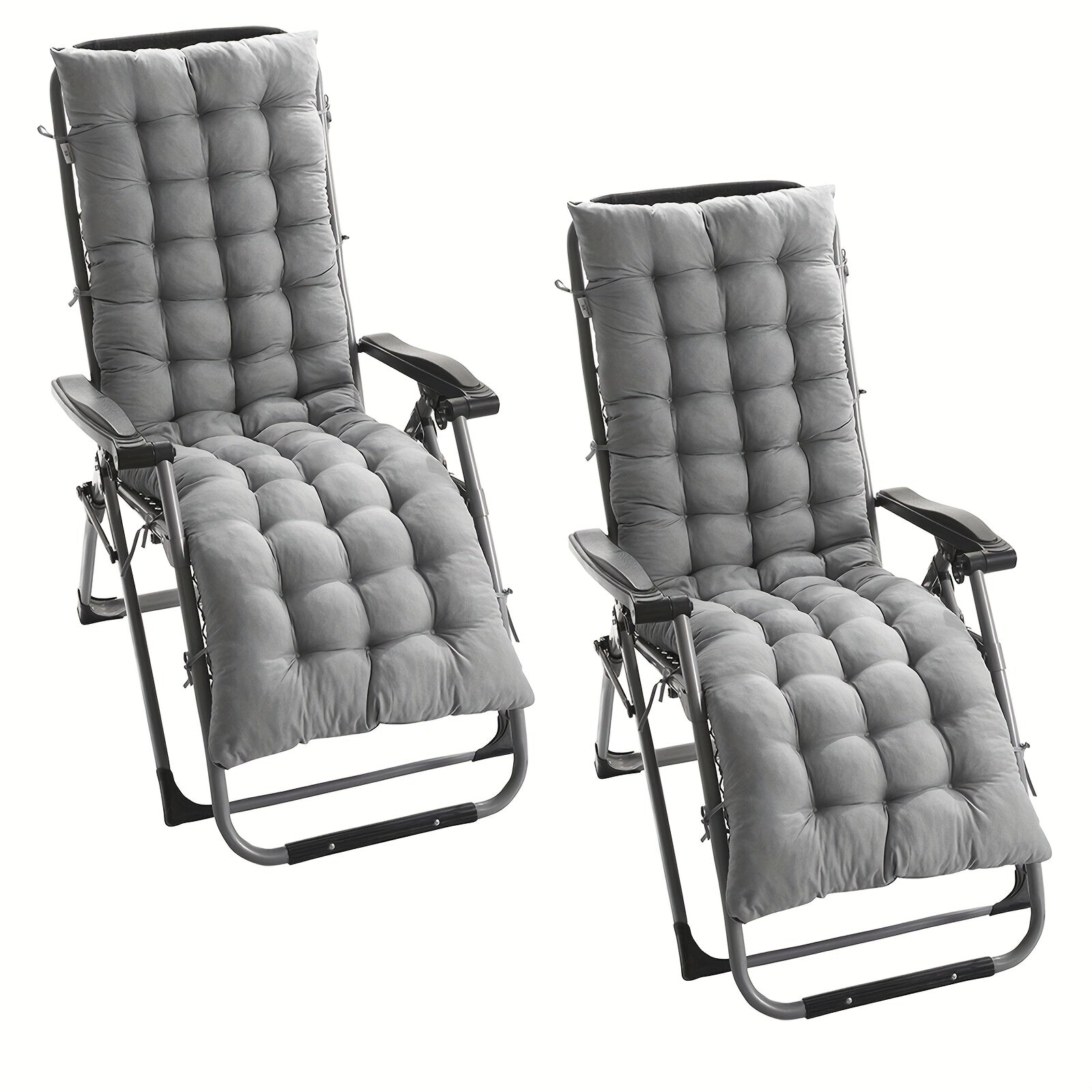 Outdoor Cushion shown in the Gray, 49 X 19 In option