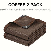 2-PC Brown Shade Net