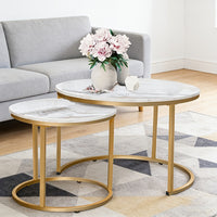 white marble + golden