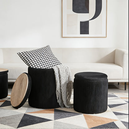 Ottoman shown in the Black-2pack option