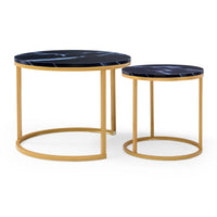 Black + Golden + Metal + MDF