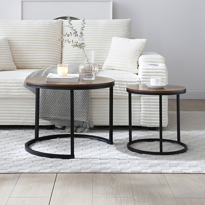 2-Piece Set Space-Saving Coffee Table, Living Room Center Table detail image - detail view 3
