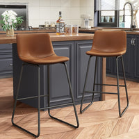 2Pcs-Dark Brown