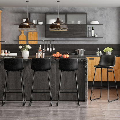 2-Piece Set Upholstered Bar Stool for Kitchen and Living Room detail image - detail view 28