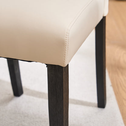 2-Piece Set Upholstered Dining Chair, Dining Room Accent Chair for Kitchen detail image - detail view 16