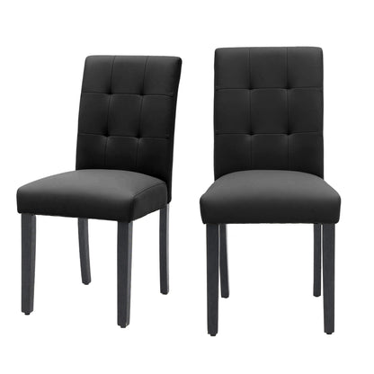2-Piece Set Upholstered Dining Chair, Dining Room Accent Chair for Kitchen detail image - detail view 7