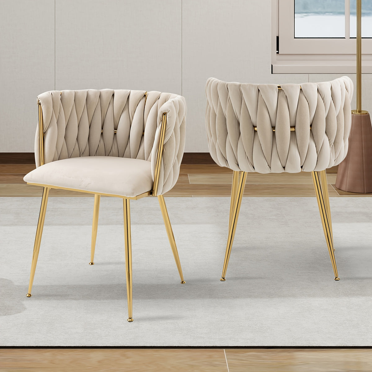 Dining Chair shown in the Beige option