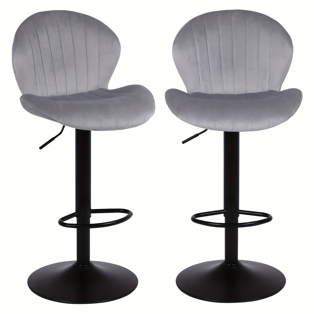 Bar Stool shown in the Deep Gray, 2pcs option