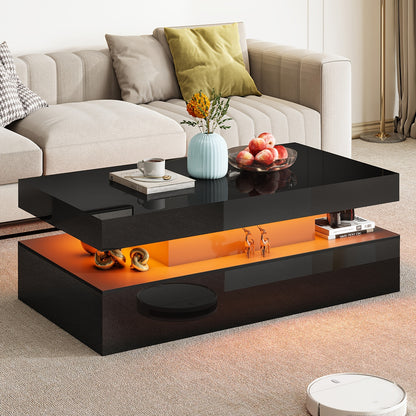Coffee Table shown in the Black, 40in option