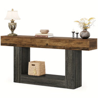 Rustic Brown and Grey