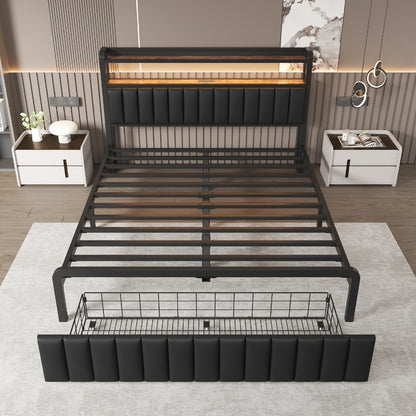 2-Tier Metal Bed Frame, Mattress Support Frame for Bedroom Comfort and Support detail image - detail view 10
